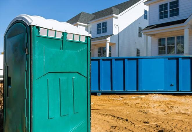 portable restrooms for weddings featuring modern amenities and classy design in McKinney